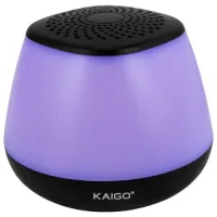 Колонка портативная KAIGO (КАЙГО) GE-3058, 3 Вт, Bluetooth, Micro SD, RGB, 514222
