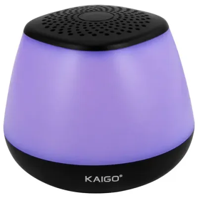 Колонка портативная KAIGO (КАЙГО) GE-3058, 3 Вт, Bluetooth, Micro SD, RGB, 514222