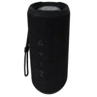Колонка портативная влагозащищенная KAIGO (КАЙГО) BT16T, 10 Вт, Bluetooth, Micro SD, AUX, RGB, TWS, IPX7, черная, 514225