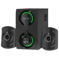 Колонки компьютерные DEFENDER Eclipse, 2.1, 40 Вт, Bluetooth, FM, USB, SD, AUX, черные, 65593