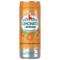 Напиток СИЛЬНОГАЗИРОВАННЫЙ BORJOMI "Аджарский мандарин" 0,33 л, Грузия, BR000148