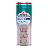 Напиток ГАЗИРОВАННЫЙ BORJOMI "Flavored Water Вишня-Гранат" 0,33 л, Грузия, BR000231