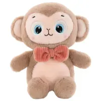 Игрушка мягкая "Обезьянка", 25 см, цвет коричневый, WOOZOO (ВУЗУ), 666790