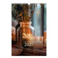 Календарь на гребне с ригелем 2027 г., 30х45 см, BRAUBERG, "Уют", 118383