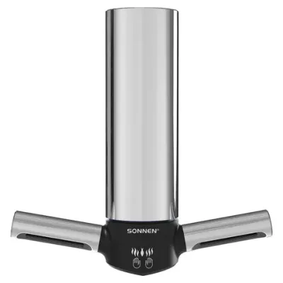 Сушилка для рук ВЫСОКОСКОРОСТНАЯ АНТИВАНДАЛЬНАЯ SONNEN HSD-A3898, 1400 Вт, 80 м/с, IPX1, 72 дБ, нержавеющая сталь, 701863