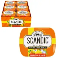 Драже освежающие SCANDIC без сахара со вкусом "Манго", 14 г, 4603766426075