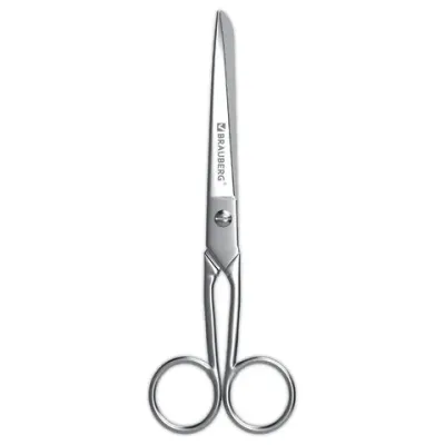 Ножницы цельнометаллические BRAUBERG "Professional", 200 мм, классической формы, 274303