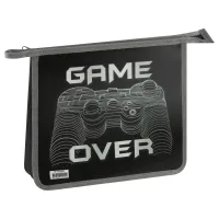 Папка для тетрадей 2 отделения, ArtSpace "Game Over", А5, пластик, на молнии