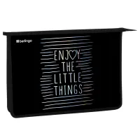 Папка для тетрадей 1 отделение, А4 Berlingo "Enjoy the little things", 340*245*40 мм, пластик, на молнии