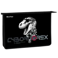 Папка для тетрадей 1 отделение, А4 Berlingo "T-REX", 340*245*40 мм, пластик, на молнии