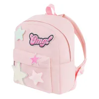 Рюкзак детский Först "Little Star" 32*25*11см, 1 отделение, 4 кармана, мягкая спинка, розовый
