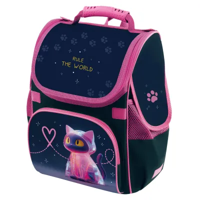 Ранец Först Junior "The Star Catl" 37*28*21см, 1 отделение, 3 кармана, анатомическая спинка