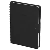 Ежедневник недатированный, А5, 136л., кожзам, Berlingo "Diary", черный