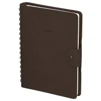 Ежедневник недатированный, А5, 136л., кожзам, Berlingo "Diary", коричневый