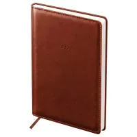 Ежедневник датированный 2027г., А5, 176л., твердый переплет, кожзам, BG "Nebraska. Brown", коричневый