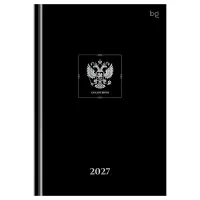 Ежедневник датированный 2027г., А5, 176л., 7БЦ BG "Орел", глянцевая ламинация