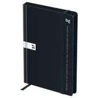 Ежедневник датированный 2027г, А6, 176л., 7БЦ BG"Monochrome. Black", черный, soft tuch