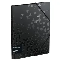 Папка на резинке Berlingo "Triangle Black" А4, 600мкм, черная