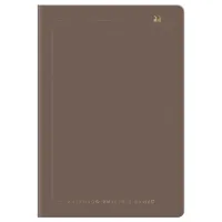 Записная книжка А5, 96л., BG "Смыслы", кожзам, клетка, мокко