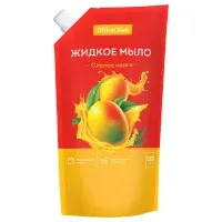 Мыло жидкое OfficeClean "Спелое манго", дой-пак, 500мл