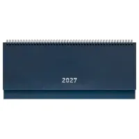 Планинг датированный 2027г., 64л., 285*100, бумвинил, BG, синий