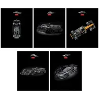 Тетрадь А5, 48 л., HATBER, скоба, клетка, матовая ламинация, 3D-фольга, "Зона скорости" (микс в ПУ), 096826, 48Т5лофВ1