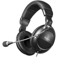 Наушники с микрофоном Defender "Orpheus" HN-898 (с регулятором громкости), 3м, черный