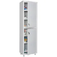 Шкаф медицинский метал. Hilfe МД 1 1657/SS, 1655/1755*570*320мм, белый (ПОД ЗАКАЗ)