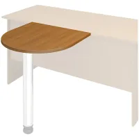 Приставка (без опоры) МФ Виско Стиль/Орех, 700*700*22 (ПОД ЗАКАЗ)