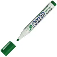 Маркер для белых досок Crown "Multi Board" зеленый, пулевидный, 3мм