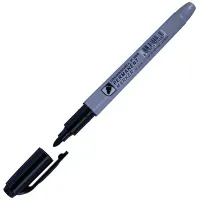 Маркер перманентный CROWN "Multi Marker Slim", ЧЕРНЫЙ, круглый наконечник, 2 мм, P-505