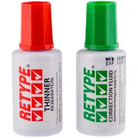 Корректирующая жидкость+разбавитель Retype, 2*20мл