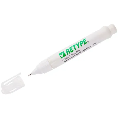 Корректирующий карандаш Retype, 07мл, металлический наконечник
