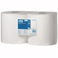 Протирочная бумага в рулонах Tork базовая (W1/W2), 2-х слойн., 264м/рул, белый, 2шт.