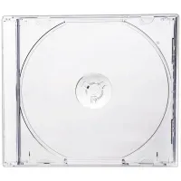 Бокс для 1 CD, slim 5мм, прозрачный
