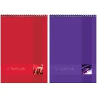 Блокнот А4 80л. на гребне ArtSpace "Моноколор. Office book", твердая подложка