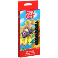 Пастель масляная Erich Krause, 12 цветов, картон. упак.