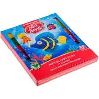 Пластилин ArtBerry классический, 12 цветов, 216г, со стеком, с алоэ вера, картон