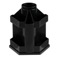 Подставка-органайзер "Maxi Desk", вращающаяся, 120х140х175 мм, 10 отделений, черная, ОР200