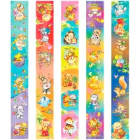 Закладка - магнит для книг, 25*195мм, ArtSpace "Мишки", блестки