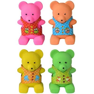 Ластик ArtSpace "Мишка", фигурный, термопластичная резина, 43*28*16мм, ассорти