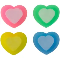 Ластик ArtSpace "Сердце", фигурный, термопластичная резина, 31*25*10мм, ассорти