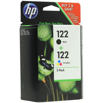 Картридж ориг. HP CH561HE (№122) черный/ CH562HE (№122) цветной, комбинирован. упаковка