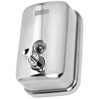 Диспенсер для жидкого мыла BXG SD-H1-500, наливной, нерж. сталь, механический, хром, 0,5л