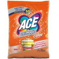 Пятновыводитель Ace "OxiMagic Color", порошок, для цветных тканей, 200г