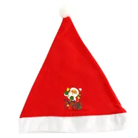 Колпак новогодний, красный, 28*36см