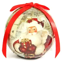 Шар из пены с рисунком, светящийся, 6 ламп, 7,5см