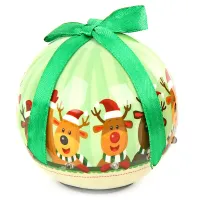 Шар из пены с рисунком, светящийся, 6 ламп, 7,5см