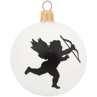 Шар стеклянный "Ангел" 65мм, подарочная упаковка