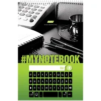 Блокнот А4 80л. на спирали Hatber "Офис", жесткая подложка